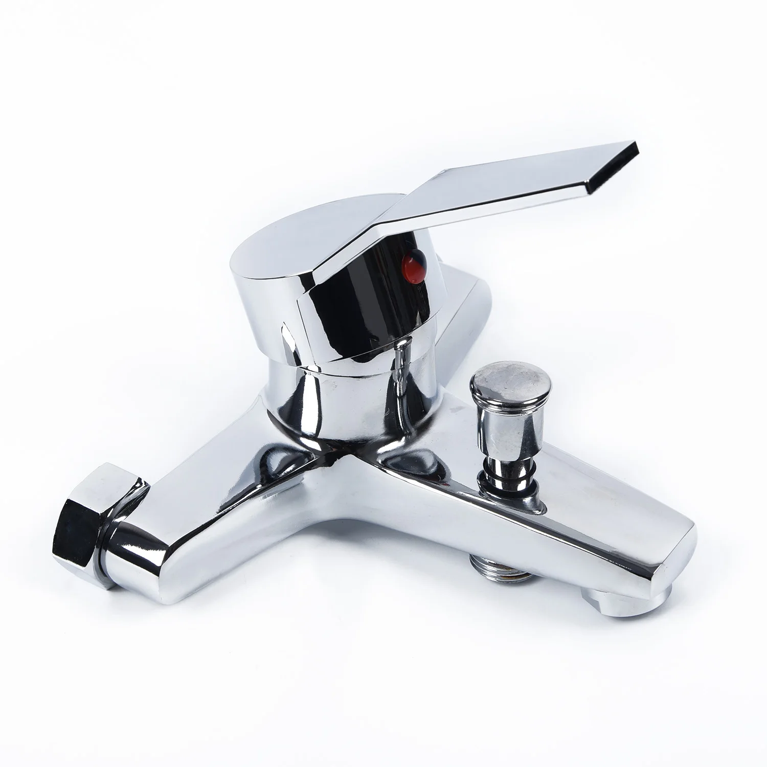 

Mount Bathroom Shower Faucet Head Bath Faucet Valve Bathtub Chrome Shower Sink Tub Wall Mixer Useful