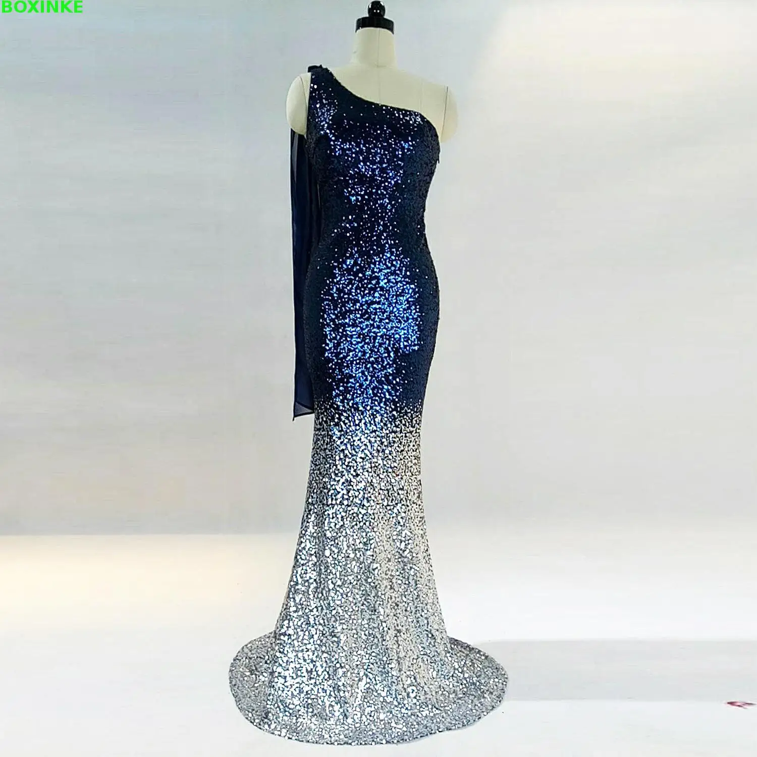 Vestido de festa, расшитое блестками, Lanon, Полиэстер, Хлопок, акция, платье Zanzea размера плюс, новинка, бисерная деталь, на одно плечо, для девушек