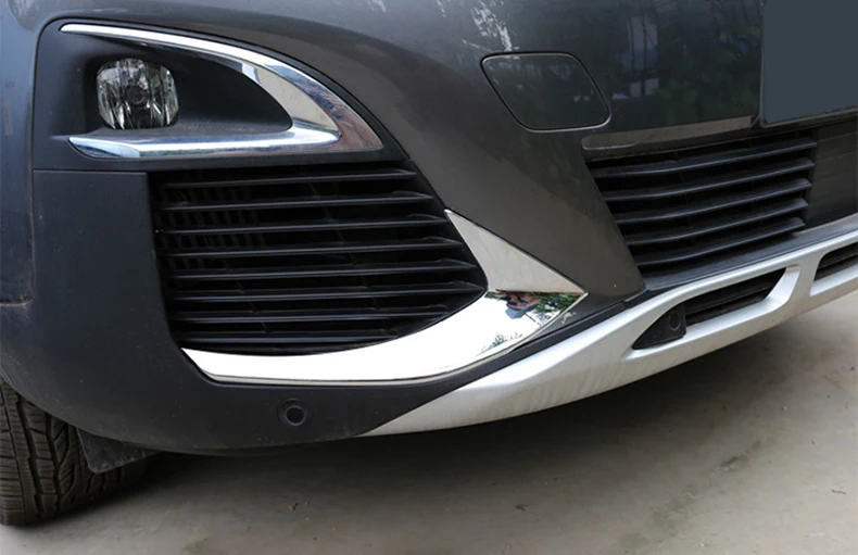 Mirror-Polish-Chrome-ABS-Front-Fog-Light-Lamp-Decoration-Trim-Car-covers-For-PEUGEOT-3008-3008GT (1)