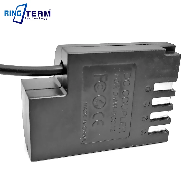 Декодировать DMW-BLF19E Аккумуляторный соединитель ДМВ DCC12 DMWDCC12 5,5x2,5 мм разъем питания постоянного тока для цифрового фотоаппарата Panasonic Камера DMC-GH3 DMC-GH4 DMC-GH5 DMC-G9