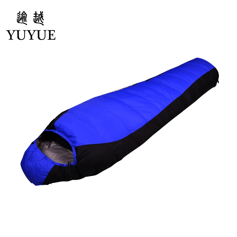 1800g Adult Mummy Down Sleeping Bag Waterproof Tearproof Warm Camping