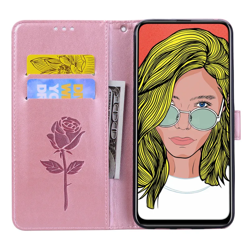 Кожаный чехол для huawei P Smart Z чехол-кошелек кожаный флип-чехол для huawei P Smart Z PSmart PSmartZ SmartZ