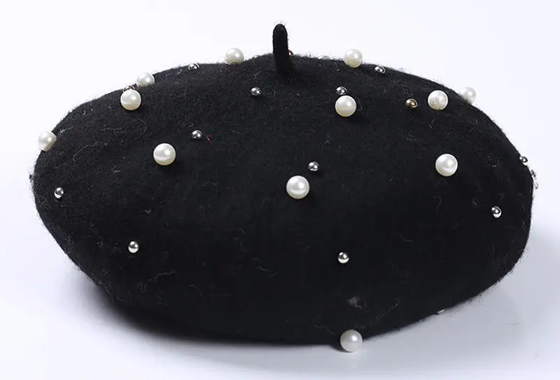 Hirigin Fahion Для женщин шапки-береты сладкий Для женщин девочек Beanie BERET Зимние Теплые Французский головной убор художника лыжный Кепки солидный подарок