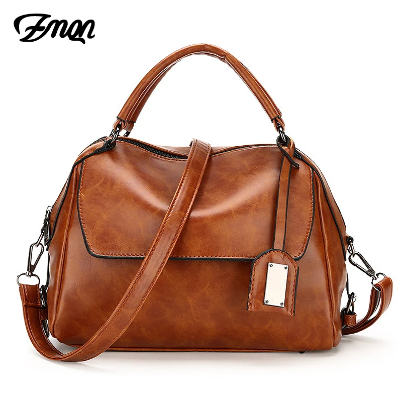 

ZMQN Women Leather Handbag Brand Shoulder Bag Casual Tote Bag For Female Sac a Main Vintage Ladies Hand Bag Small Crossbody C603