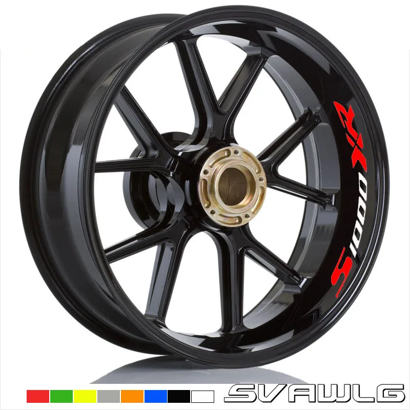 

New high quality Fit Motorcycle Wheel Sticker stripe Reflective Rim For BMW S1000XR LOGO S1000XR