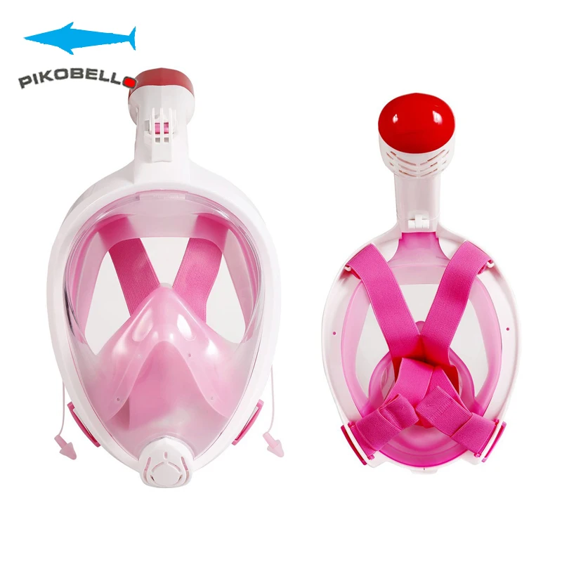 

Full Face Diving Masks Snorkeling All Dry Adult Children Diving Mask With Camera Screw Factory Direct