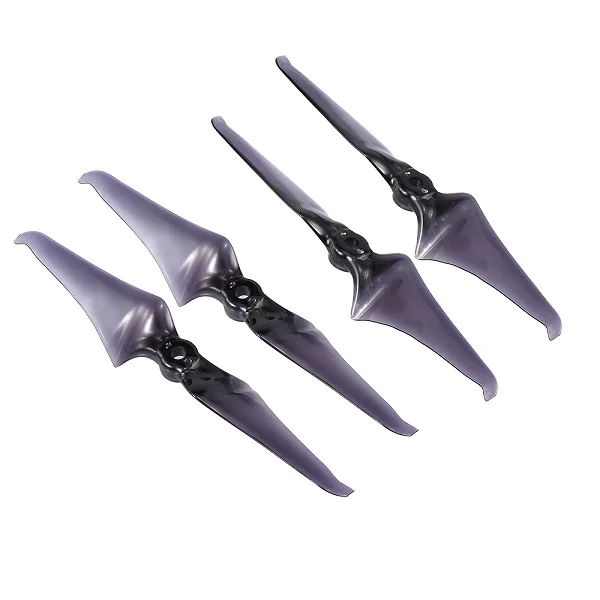 2 пары Дрон CW/CCW EMAX AVAN пропеллер лезвие для 2205 2206 2207 бесщеточный двигатель EMAX Hawk 5 FPV гоночный Дрон 6 дюймов - Цвет: Черный