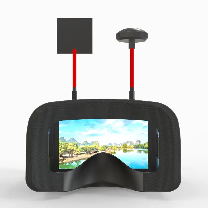 VR D2 Pro 5 дюймов 800*480 40CH 5,8G разнообразие FPV очки w/DVR объектив регулируемый