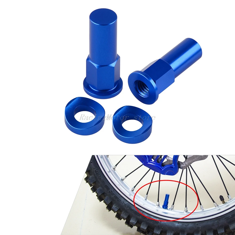 Rim Lock Nuts Байк замок обода болтов гаек Spacer Мотокросс клапан Кепки для KTM EXC excf SX SXF XC XCW XCF 125 150 200 250 350 450 525 530 300 - Цвет: Rim Lock Nuts