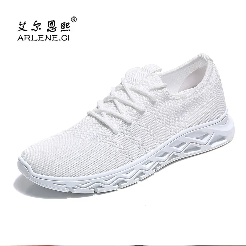 Trend Hot Sale Summer Mesh Sneakers Breathable Vulcanized Shoes Comfortable Lightweight Red Mens Shoes Zapatos De Hombre