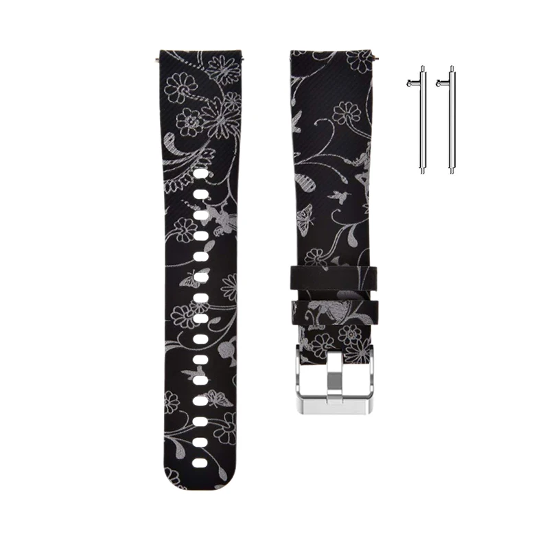 Ремешок для часов Xiaomi Huami Amazfit Bip Youth Smart Watch Band для Garmin Vivoactive3 браслет для samsung Galaxy Watch 42 мм - Цвет: E