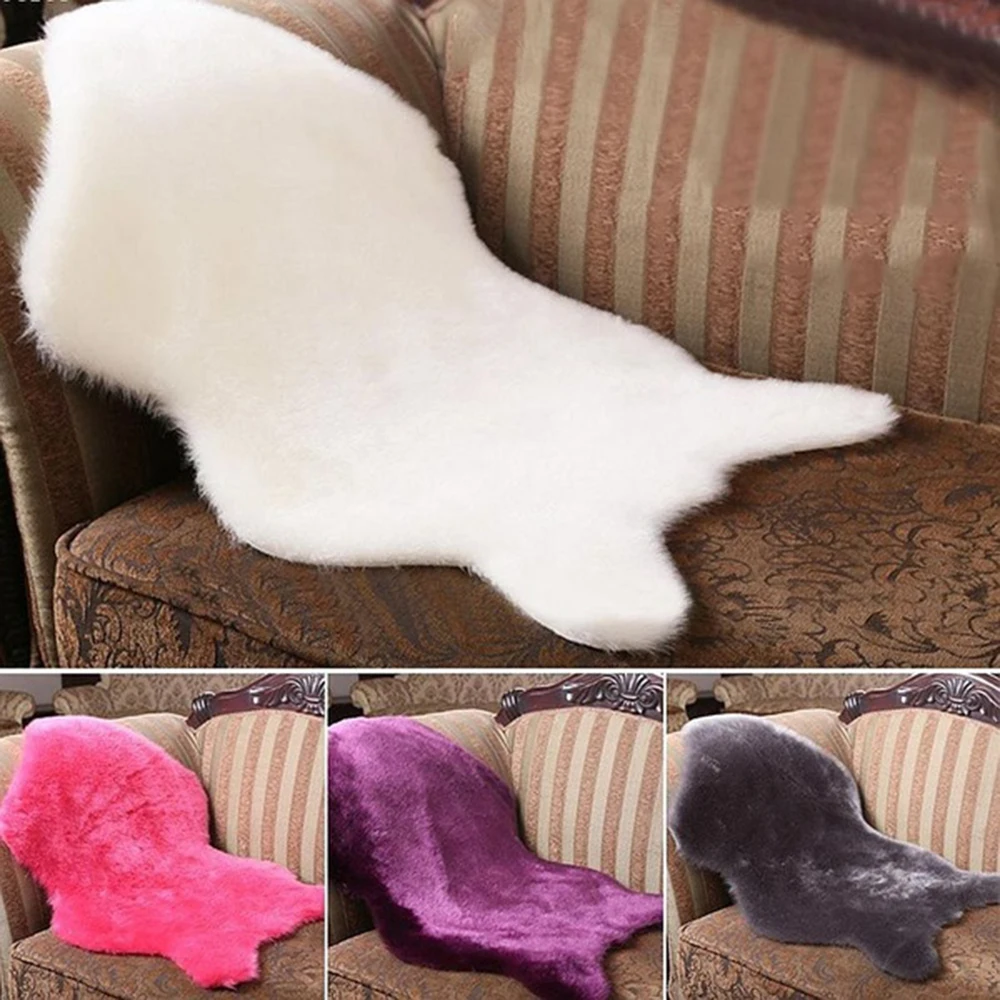 Искусственная шерсть супер мягкие коврики и ковры для дома гостиная детский коврик и ковер удобный коврик стул наволочка на подушку коврик