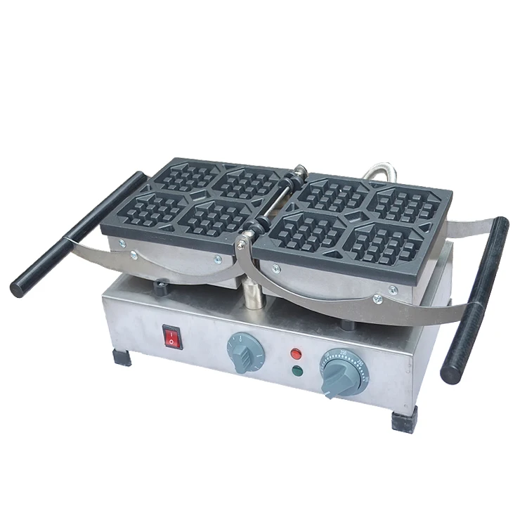 

Free shipping 220v 110vMulti-function Grill Turnover Waffle Baker COMMERCIAL waffle machine can rolling over waffle maker grill