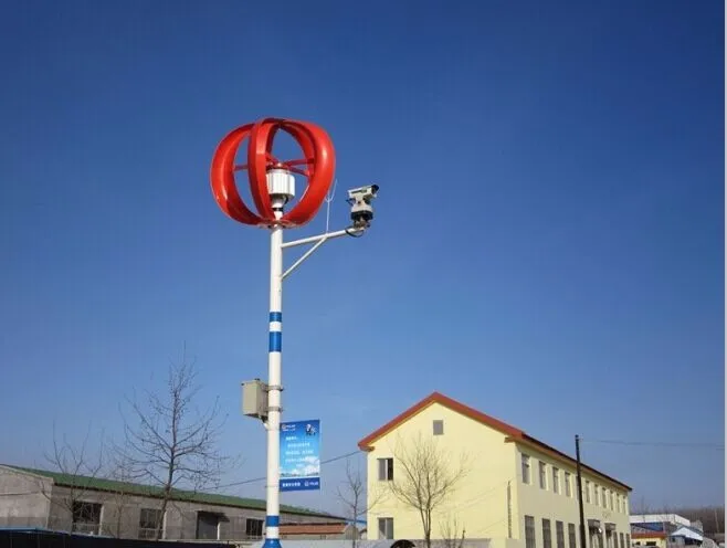 300w 12VDC vertical axis wind turbine generator vawt portable generator