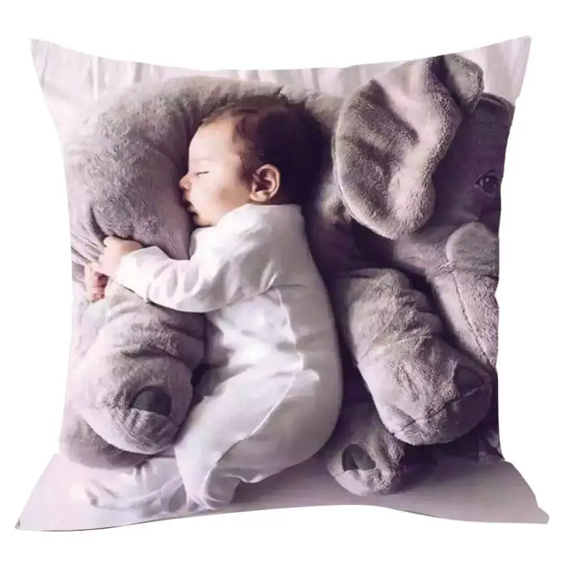 cushion cover A Дети Чехлы для подушек с животным принтом 40*40/30*50 см творческий Наволочки Пледы Наволочки Cafe Диван Декоративные Чехлы для подушек 2o1218 - Цвет: cushion cover A