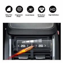 RUIYA screen protector for Volvo V90 XC60 XC90 rear air conditioning screen,9H hardness tempered glass screen protective film