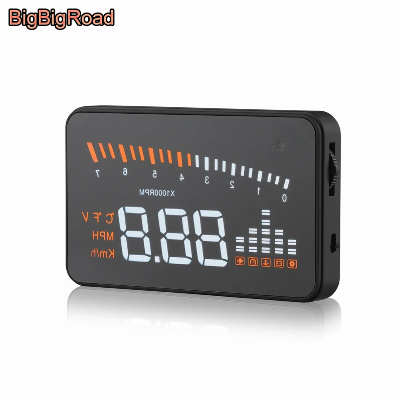 BigBigRoad автомобильный HUD Дисплей лобовое стекло проектор OBD2 для Renault Лагуна Megane II 1 2 3 4 Lodgy Duster/Dacia Duster