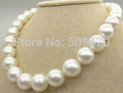 

Free Shipping >>18"10-11MM SOUTH SEA WHITE PEARL NECKLACE