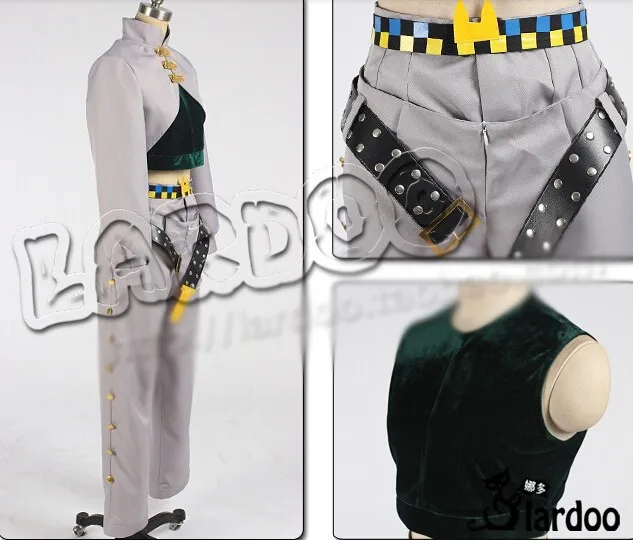 Jojo's невероятное приключение Рохан Униформа «kishibe» Косплэй Аниме Костюм S-LL по индивидуальному заказу