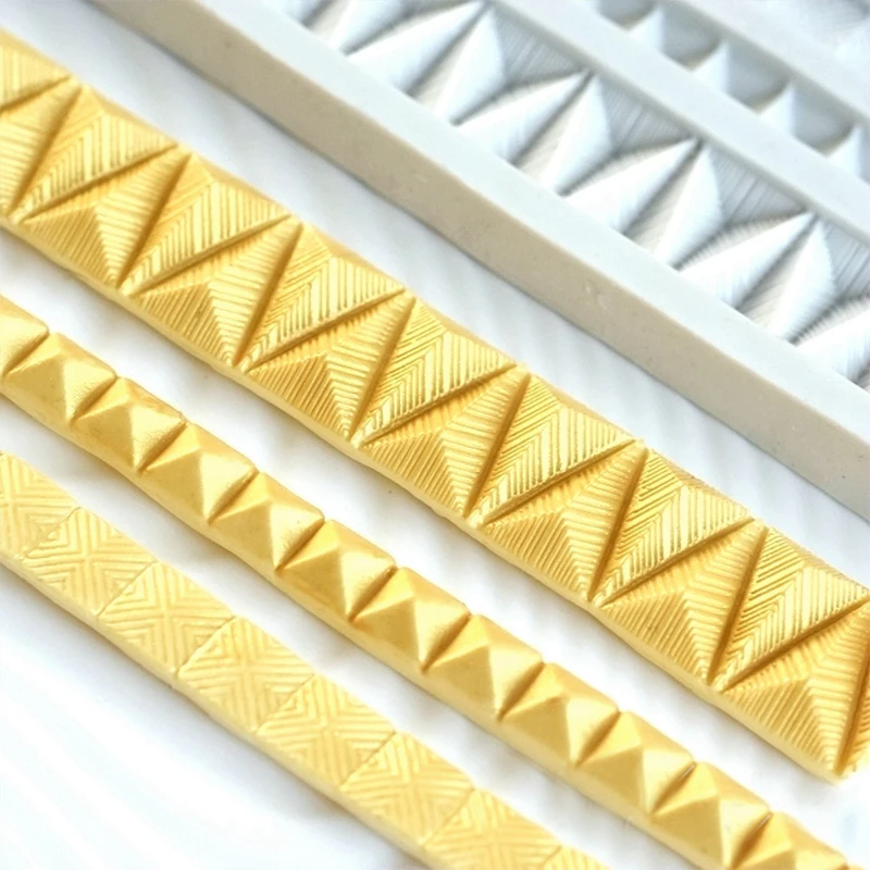 

Sugarcraft 1 piece Long edge trim Silicone Cake Mold Chocolate Molds Baking Tools Fondant Cake Decorating
