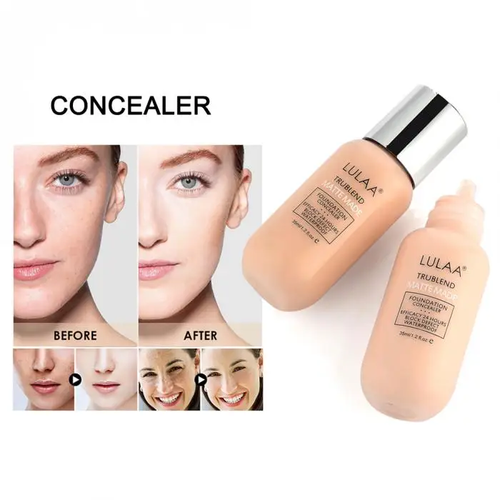 Full Skin Concealer Foundation Moisturizing Whitening Breathable Durable Waterproof air makeup Cover Smooth Makeup Face Eyes