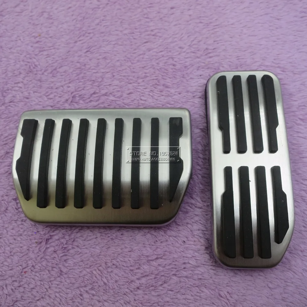 DEE Stainless Steel Car Accessory for Jaguar XE XF F-PACE F PACE 2015-Gas Brake Foot Rest Refit Pedal Decorate Pads