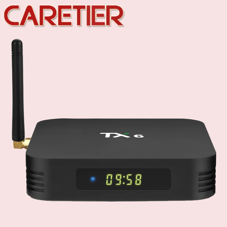 100 шт./лот Экспресс TX6 Android 7,1 ТВ коробка 4G 32 г Allwinner H6 4 ядра 2. 4G+ г 5 Двойной Wi Fi BT 4,1 Декодер каналов кабельного телевидения 4 K HD