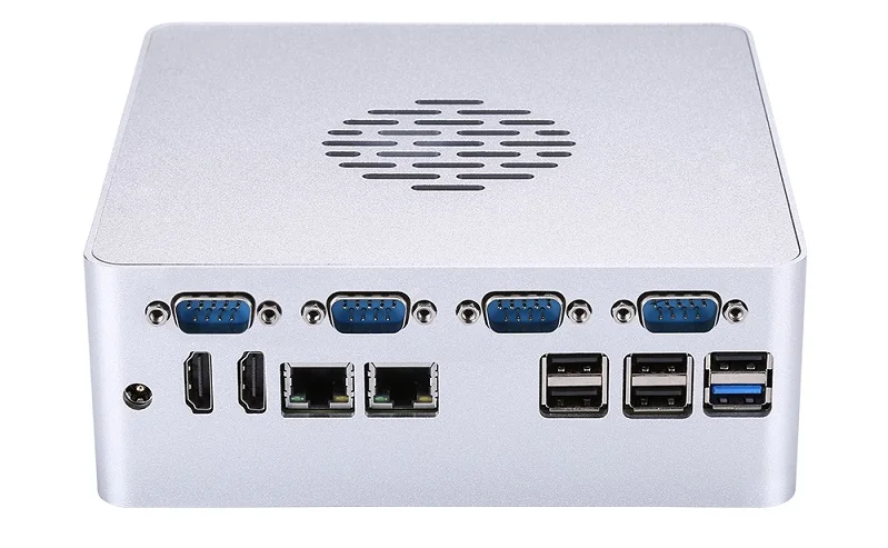 Qotom Q600P Barebone Системы Миниатюрный Настольный ПК Поддержка 6th 7th поколения процессор разъем LGA1151 DDR4 Оперативная память M.2 SSD Мощный мини ПК X86