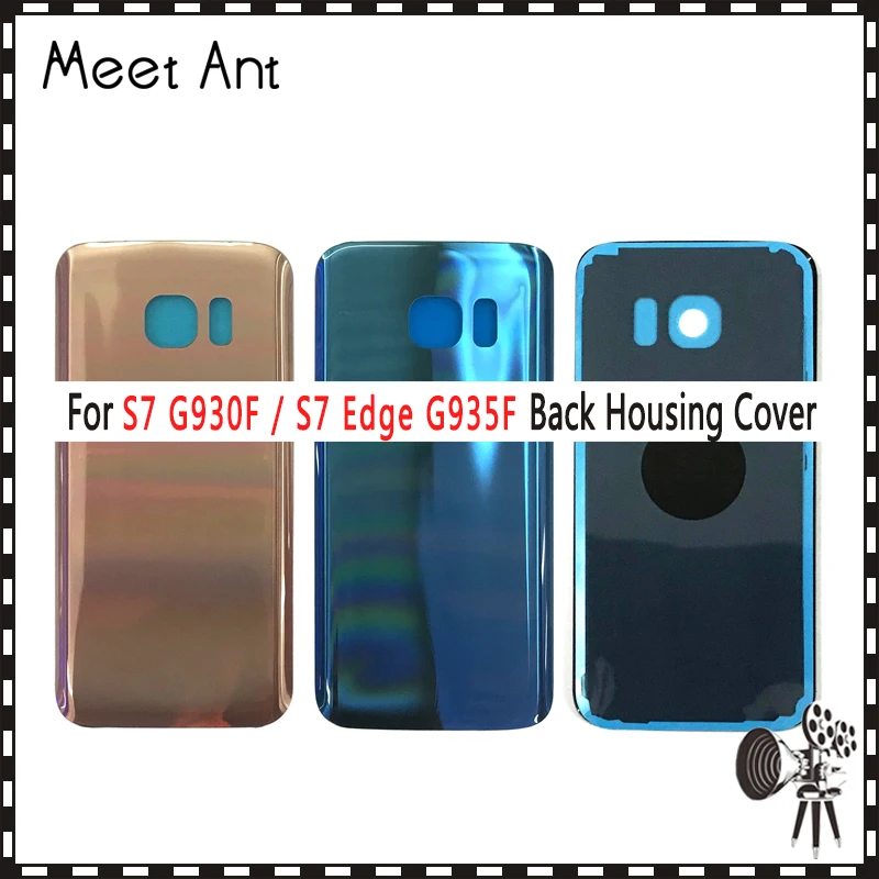 100 шт. AAA высокого качества для samsung galaxy S7 G930F G930/Edge G935F G935 задняя Корпус Батарея крышка Дверь задняя крышка