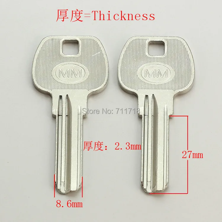 

B382 House Home Door Empty Key blanks Locksmith Supplies Blank Keys 10 pieces/lot