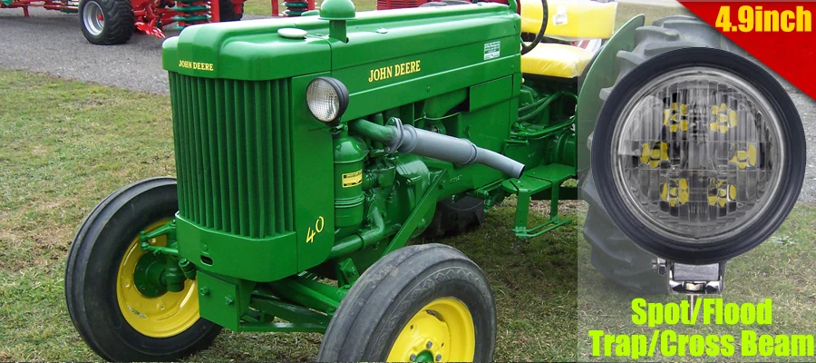 4," дюймовый круглый 40 Вт светодиодный Подсветка заменить John Deere RE19079, AR85260, RE12718 фонари тягача автомобилей 4x4 внедорожные огни x2pcs