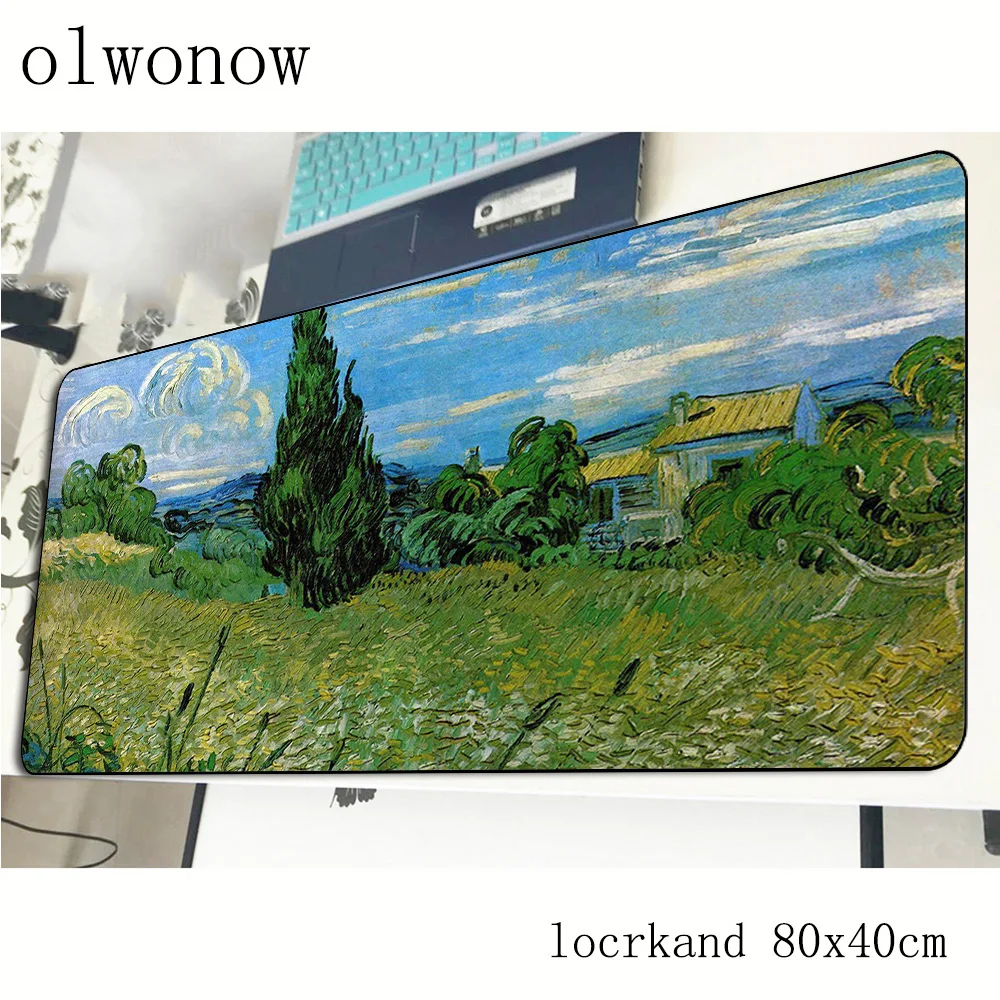 Ван Гог коврик для мыши 80x40 см Красивые коврики для мыши лучшие игровой коврик для игровой мыши на день рождения на заказ коврики для мыши Клавиатура ПК накладка