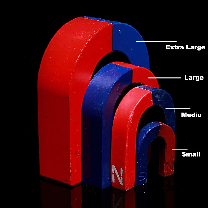 

1Pc Strong Experiment Magnet U Type 105x83x30 mm Isotropic Ferrite Magnet Kit for Education Science Experiment Horseshoe