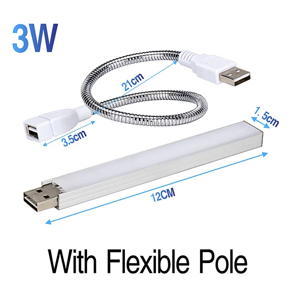 3W with Pole USB СВЕТОДИОДНЫЙ светильник для выращивания всего спектра 3 Вт/14 светодиодный s 5 Вт/27 Светодиодный s гибкий Fitolamp DC5V Фито легкая настольная лампа IR UV для выращивания растений - Испускаемый цвет: 3W with Pole