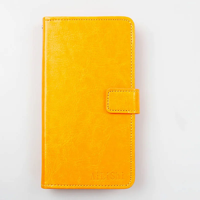 AiLiShi кожаный чехол для Prestigio Wize M3, чехол-кошелек, роскошный флип-чехол, Высококачественная Защитная сумка для телефона - Цвет: Yellow