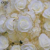 20Pcs/lot 4cm PE Foam Silk Rose Artificial Flowers Heads for Wedding Home Decoration DIY Scrapbooking Wreath Fake Rose Flower ► Photo 2/6