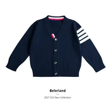 Новые осенние импортные товары, детские свитера, детский корейский хлопковый шерстяной вязаный кардиган, куртка