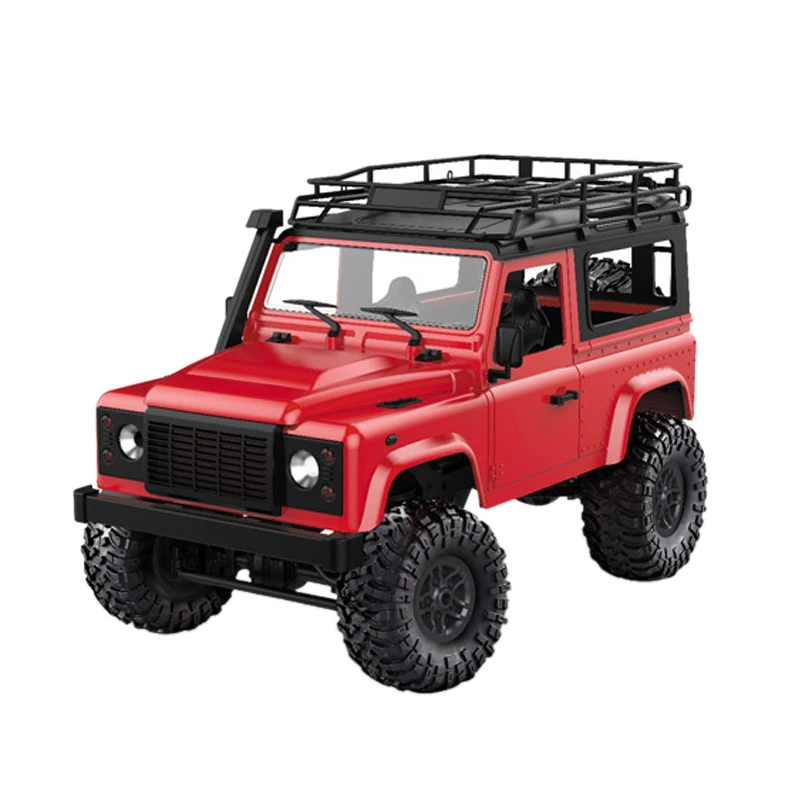 Red 1 комплект 2 типа модель D90 1:12 Масштаб Rc Гусеничный Автомобиль 2,4G 4Wd Дистанционное управление грузовик игрушки в разобранном виде комплект Defender пикап - Цвет: Red