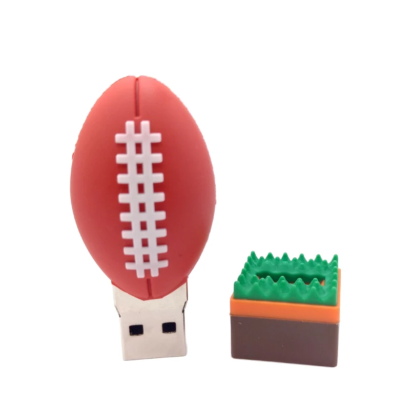 Флешки usb2.0 флеш-накопитель 64 г 32 г 16 г 8 г 4 г мультфильм Баскетбол Футбол Регби Гольф теннис памяти рукоять Реальная Емкость Флешки