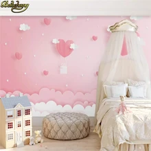 Beibehang пользовательские фото обои современные розовые облака Фэнтези Принцесса Детская комната фон Настенные обои для гостиной