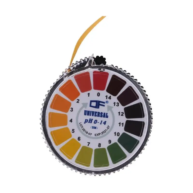 

JOCESTYLE 5m 0-14pH Alkaline Acid Indicator Meter Test Paper Roll Water Saliva Litmus Analysis Instruments