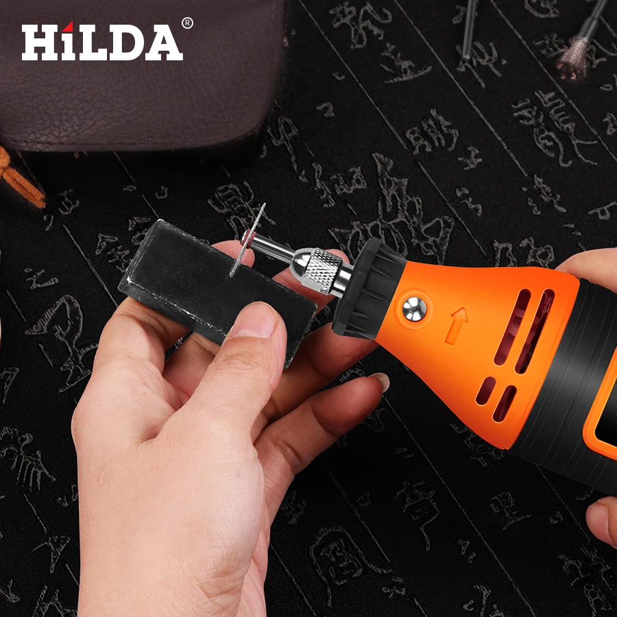 HILDA электрическая дрель Dremel шлифовальный станок гравер шлифовальный станок Мини дрель Электрический Роторный инструмент шлифовальный станок Dremel аксессуары
