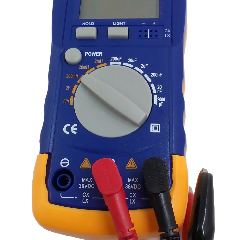 Мультиметр A6243L 3 1/2 конденсатор метр индуктор LC метр 2nF-200uF и 2 mH-20 H совместимый тестер