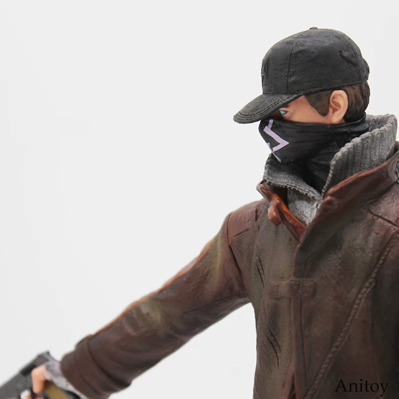 Часы Собаки Aiden перламутровое исполнение ПВХ фигурка Коллекционная модель игрушки 23 см