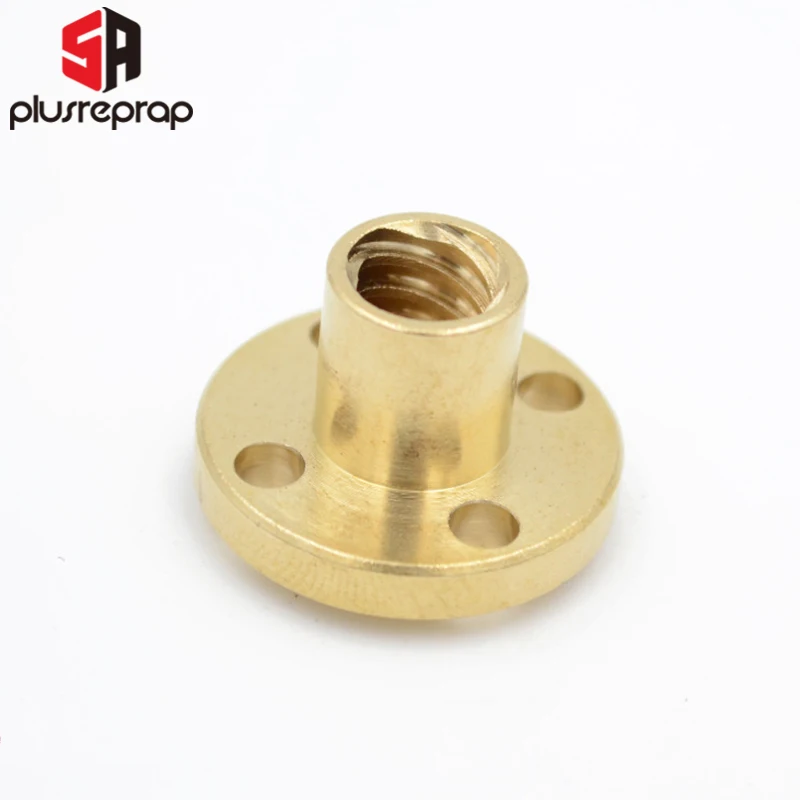 Части 3d принтера латунная Фланцевая гайка для ЧПУ 3d принтер Reprap T8 свинцовый винт 8 мм свинцовый 8 мм свинцовый 4 мм или 2 мм