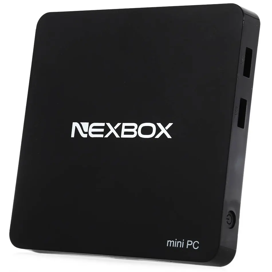  NEXBOX T10 Windows 10 TV Box 2GB 32GB Z8300 1.84GHz 4-core 2.4GHz WiFi Set Top Box HDMI 2.0 Kodi Box With OTG and Microphone 