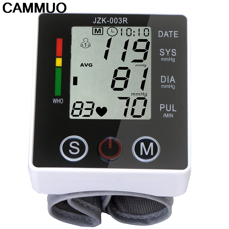 

Health Care Wrist Automatic Electronic Digital Blood Pressure Monitor Sphygmomanometer Heat Rate Monitor Meter