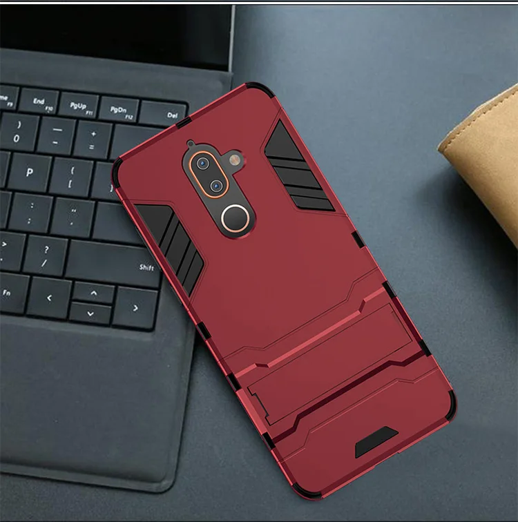 Rose Tsimak чехол для Nokia на возраст 1, 2, 3, 5, 6, 8 лет, 6,1X5X6X7 7 плюс 2,1 5,1 7,1 8,1 крышка силиконовый резиновый противоударный Твердый чехол для телефона на заднюю панель - Цвет: Rose