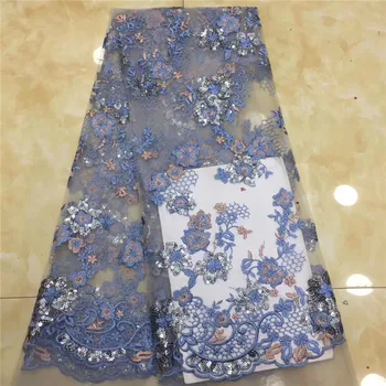 

Graceful evening tulle dress material French net lace fabric for making dress PDN75(5yards/lot) multi color