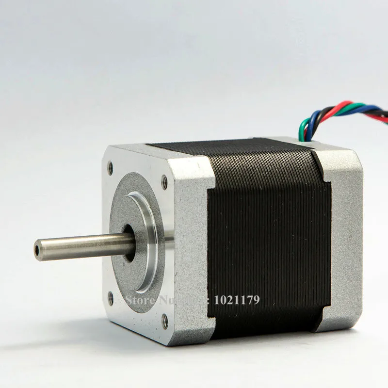Высокое качество NEMA 17 Шаговые двигатели 42 Двигатель 34 мм 0.31a 1.6kg.cm 6 приводит 120G. см шаг Двигатель для 3D-принтеры